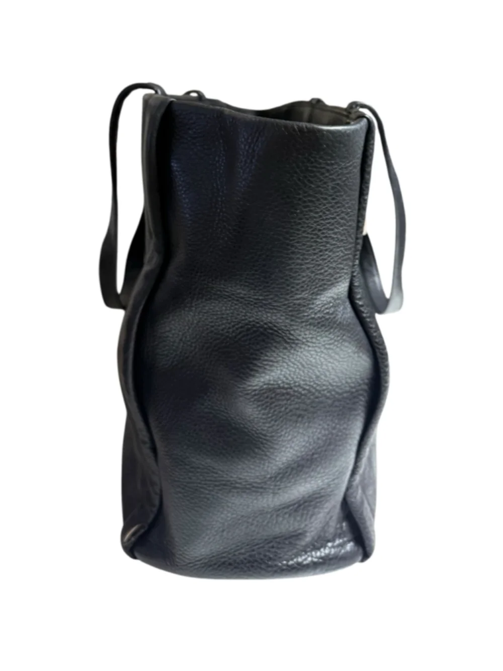 Kate Spade Soft Pebble Leather Black and Beige Bow Tote Bag
